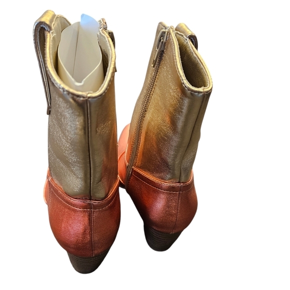 Coconuts by Matisse Bambi Gold Ombre Western Cowgirl Boots NEW - Picture 6 of 7